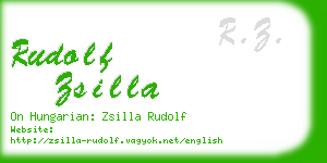 rudolf zsilla business card